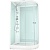 Душевая кабина Domani-Spa Delight 128 L 120x80 DS01D128LLWM10 с гидромассажем профиль Белый задние стенки Белые