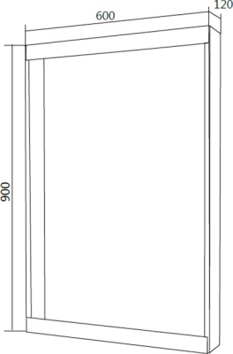 Зеркало 1MarKa Aris 60 У83226 с подсветкой Белое глянцевое Зеркало 1MarKa Aris 60 У83226 с подсветкой Белое глянцевое