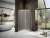 Душевой уголок Good Door Latte R-100-G-WE 100x100 профиль Белый стекло матовое