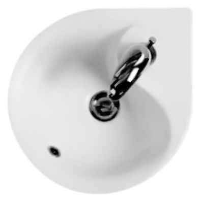 Раковина Globo Lavabi d'arredamento Misura MI013 bianco lucido