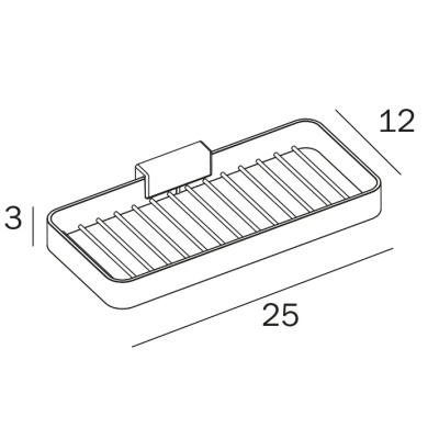 Полка корзина Inda Lea A1851ACR Хром