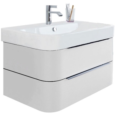 Тумба под раковину Duravit Happy D 2 H2636402222 подвесная Белая