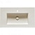 Раковина Acquabella Integra 90 ENCIM.INTEGRA_90_S/F_SLATE Белая