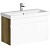 Тумба под раковину Aqwella Smart 80 SRT0108DB подвесная Дуб балтийский