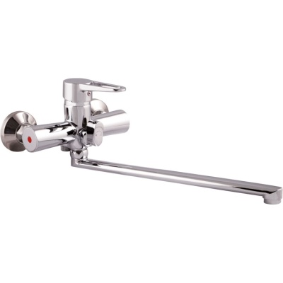 Смеситель для ванны Zerix PUD7 146 ZX0834 универсальный Хром