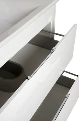 Тумба под раковину Aquanet Тулон 85 182724 подвесная Белая