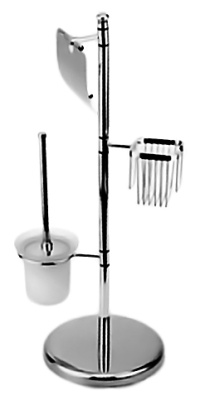 Напольная стойка Potato P325 хром/белый