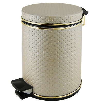 Ведро для мусора Cameya 05PLG-9 Бежевый Золотой