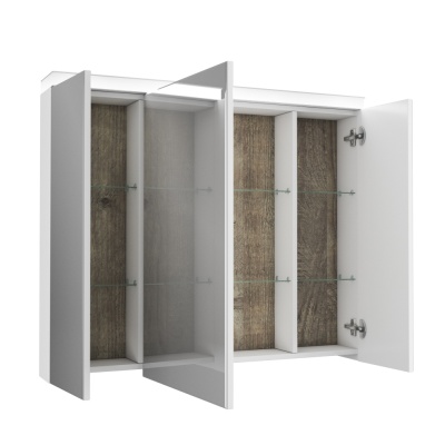 Зеркальный шкаф Owl 1975 Ragnar 100 OW020500 с подсветкой Белый