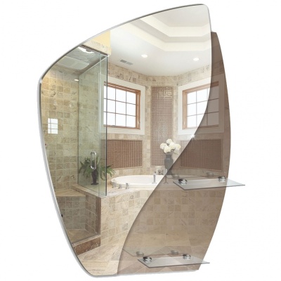 Зеркало Mixline Престиж Восторг 52 525393 с полкой с декоративной тонировкой