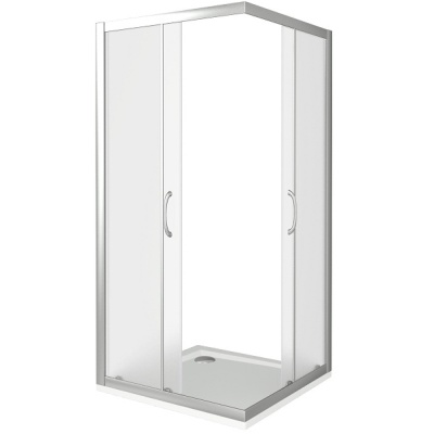 Душевой уголок Good Door Neo CR-80-C-CH 80х80 профиль Хром стекло прозрачное