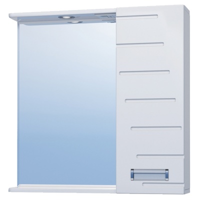 Зеркало со шкафом Vigo Diana 70 R с подсветкой Белое