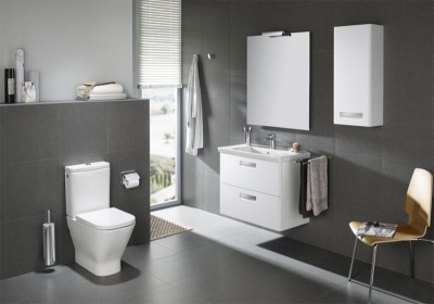 Тумба под раковину Roca The Gap 60 ZRU9302879 подвесная Белая глянцевая