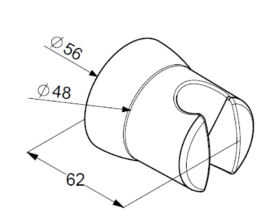 Держатель ручного душа Kludi Sirena 6305043-00 Белый