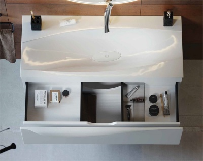 Тумба под раковину Aqwella Clarberg Papyrus 120 PAP0112 подвесная Белая