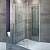 Душевой уголок Radaway Eos KDD-B 90x90 профиль Хром стекло прозрачное с порогом