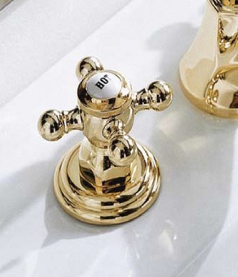 Смеситель на борт ванны Kludi Adlon 515244520 Золото 23 карата