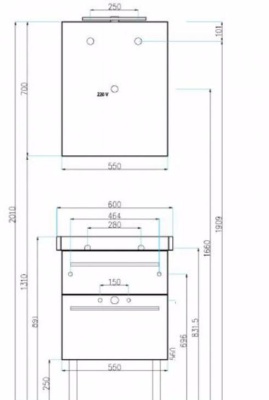 Зеркальный шкаф Villeroy&Boch 2Day2 100 A43810E4 Белый