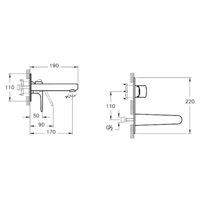 Смеситель для раковины Vitra Root Round A4272126EXP Медь