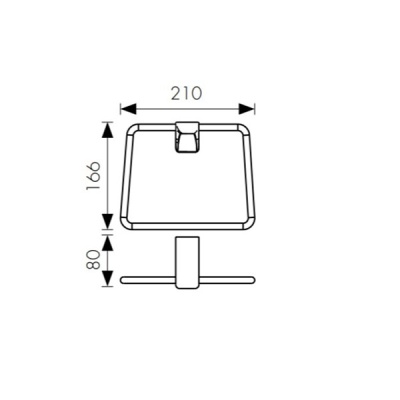 Кольцо для полотенец Kaiser KH-4501 Бронза