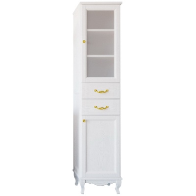 Шкаф пенал ValenHouse Эллина 40 E40_КСLЗ R Слоновая кость ручки Золото