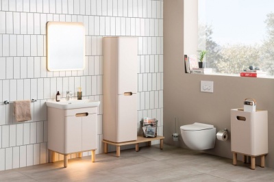 Шкаф пенал Vitra Sento 40 R 60842 подвесной Белый