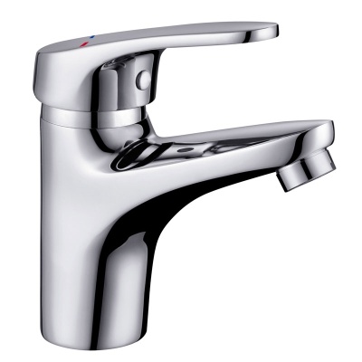 Тумба с раковиной Aquanet Дувр 45 со смесителем Aura SD20083 Белый