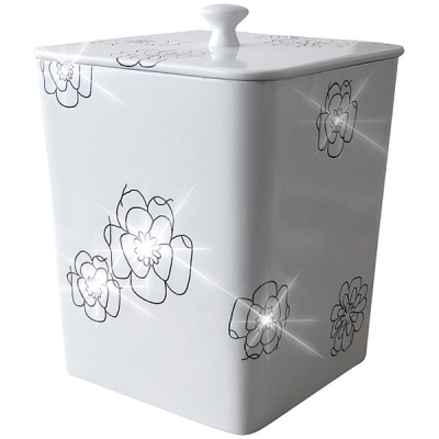 Ведро для мусора Ridder Diamond 22160601 Белое