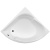 Акриловая ванна Aquanet Bali 150x150 с гидромассажем