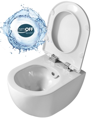 Унитаз биде Creavit Free FE322-34CB00E-0002 подвесной Белый без сиденья