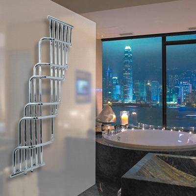 Водяной полотенцесушитель Laris Ника Премиум 120х80 Хром