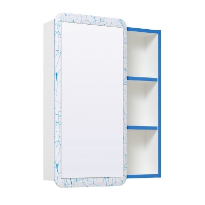 Зеркальный шкаф Runo Капри 55 УТ000003787 универсальный Синий