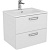 Тумба с раковиной Iddis Brick 60 подвесная Белая