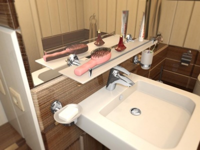 Стеклянная полка Elghansa Worringen WRG-550 50 Хром