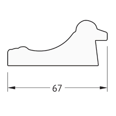 Зеркало Evoform Definite 146х56 Состаренная бронза