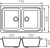 Кухонная мойка Mixline ML-GM23-308 525186 Черная