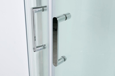 Душевая кабина BelBagno Uno R-2 90x90 профиль Хром стекло прозрачное