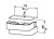 Тумба под раковину Duravit Happy D 2 H2636502222 подвесная Белая
