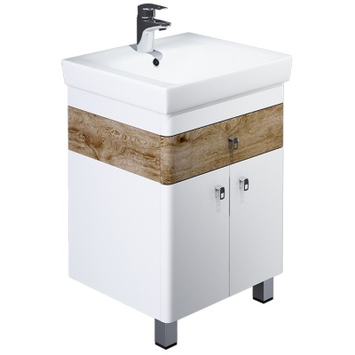 Тумба под раковину Iddis Carlow 55 Белая Дерево