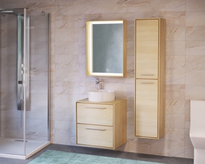 Шкаф пенал Raval Frame 35 Fra.04.160/P/DS подвесной Дуб сонома