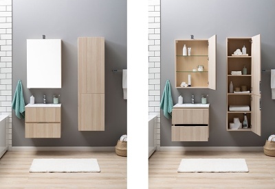 Зеркальный шкаф Aquanet Алвита 60 183994 R Белый 183994