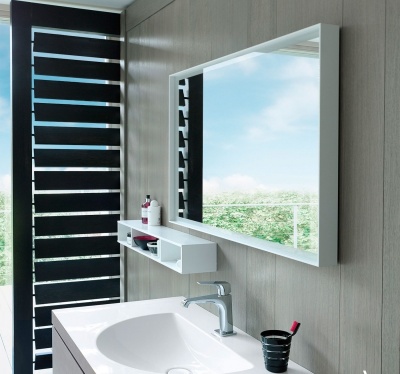 Зеркало Duravit L-Cube 100 LC738200000 с подсветкой Белое