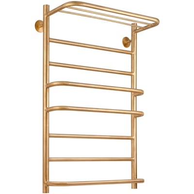 Водяной полотенцесушитель Secado Верона 2 50х80 с полкой Бронза