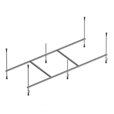 Комплект акриловой ванны со шторкой и душевой системой AM.PM Gem 170x70 W90ASET-170D8 без гидромассажа