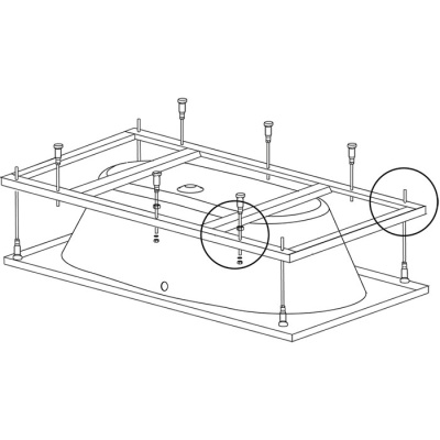 Каркас Jacob Delafon 150x70 536