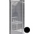 Шторка на ванну Riho Lucid GD501 80 GDB508B000 профиль Черный стекло прозрачное