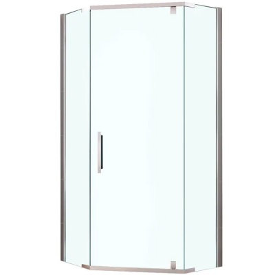 Душевой уголок Berges Wasserhaus Oxygen 90х90 061021 профиль Хром стекло прозрачное