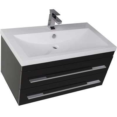 Комплект мебели для ванной Aquanet Верона 90 230313 Черный