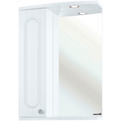 Зеркало со шкафом Bellezza Камелия 55 с подсветкой L Белое