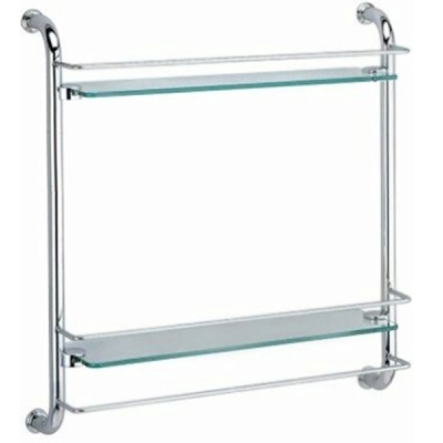 Стеклянная полка WasserKRAFT K-2022 Хром